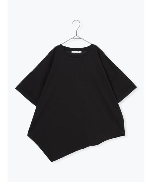 sm2rhythm（サマンサモスモスリズム）の「アシンメトリープルオーバー（Tシャツ/カットソー・レディース・オフホワイト/ブラック/ブルー・F）」の9枚目の写真