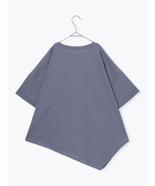 sm2rhythm（サマンサモスモスリズム）の「アシンメトリープルオーバー（Tシャツ/カットソー・レディース・オフホワイト/ブラック/ブルー・F）」の11枚目の写真