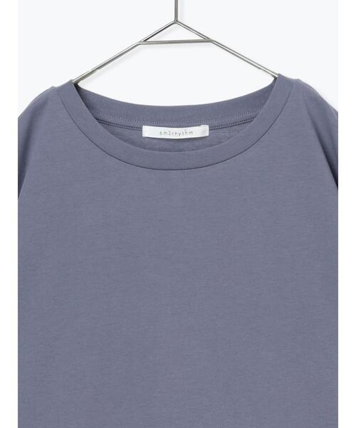 sm2rhythm（サマンサモスモスリズム）の「アシンメトリープルオーバー（Tシャツ/カットソー・レディース・オフホワイト/ブラック/ブルー・F）」の7枚目の写真