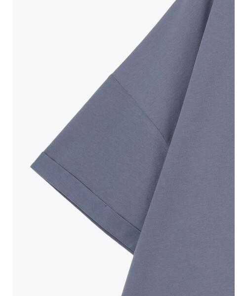 sm2rhythm（サマンサモスモスリズム）の「アシンメトリープルオーバー（Tシャツ/カットソー・レディース・オフホワイト/ブラック/ブルー・F）」の8枚目の写真