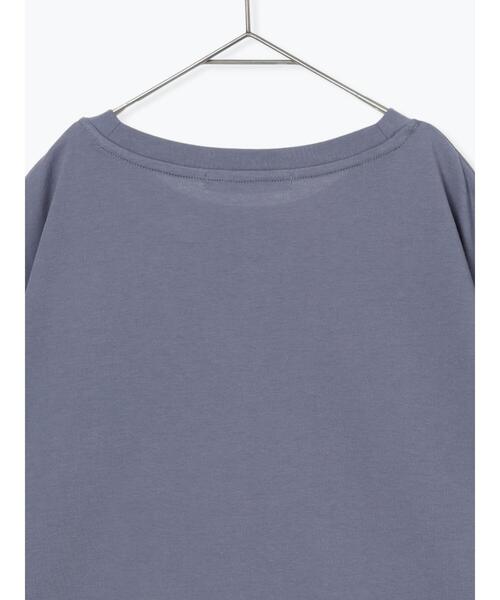 sm2rhythm（サマンサモスモスリズム）の「アシンメトリープルオーバー（Tシャツ/カットソー・レディース・オフホワイト/ブラック/ブルー・F）」の5枚目の写真