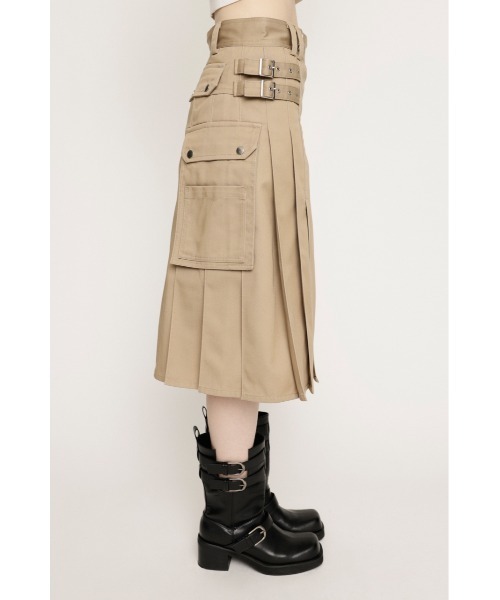 Dickies（ディッキーズ）の「Dickies(R) L/W PLEATS SK ディッキーズ ローウエスト プリーツ スカート（スカート・レディース・ベージュ/ブラック・1/2）」の16枚目の写真