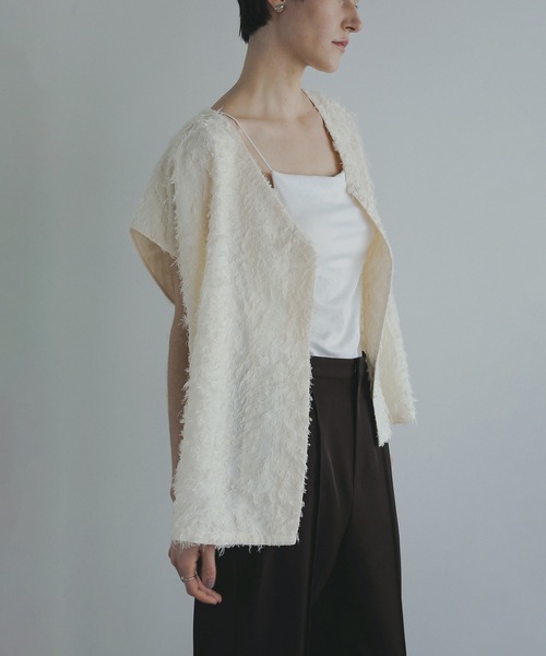 トップス FRINGE OPEN BLOUSE FRINGE OPEN BLOUSE（シャツ/ブラウス）｜MANOF（マノフ）の