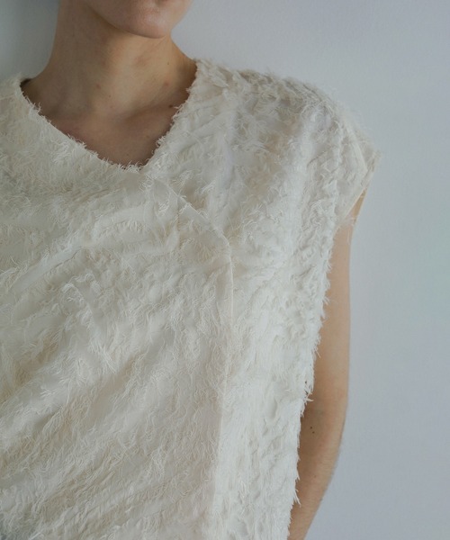 トップス FRINGE OPEN BLOUSE FRINGE OPEN BLOUSE（シャツ/ブラウス）｜MANOF（マノフ）の