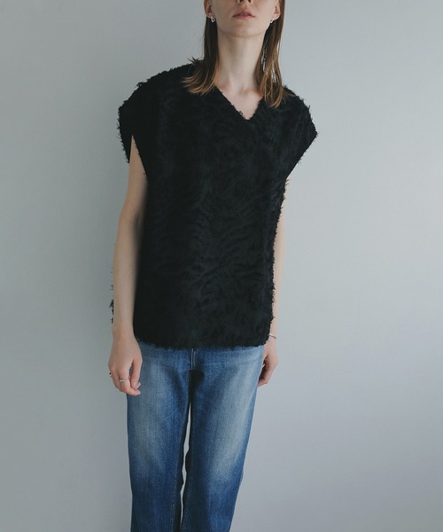 トップス FRINGE OPEN BLOUSE FRINGE OPEN BLOUSE（シャツ/ブラウス）｜MANOF（マノフ）の