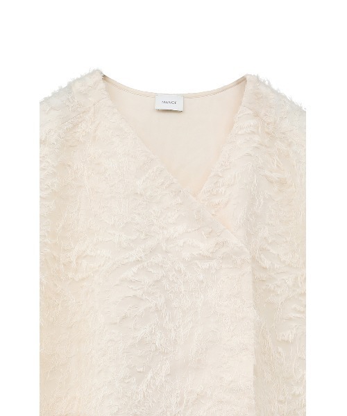 FRINGE OPEN BLOUSE（シャツ/ブラウス）｜MANOF（マノフ）の