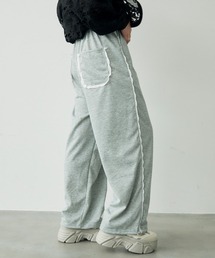 Side lace design sweatpants / サイドレースデザインスウェットパンツ