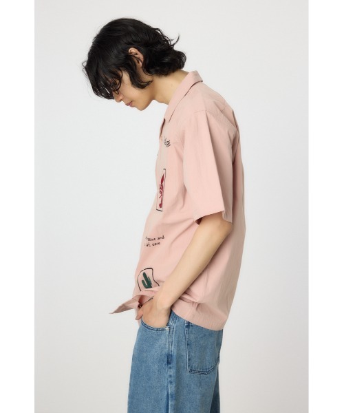 RODEO CROWNS WIDE BOWL(ロデオクラウンズワイドボウル)の「バラエティークラフトシャツ(シャツ/ブラウス・メンズ・ベージュ/ブラック/スモークピンク・MEDIUM/LARGE)」の21枚目の写真