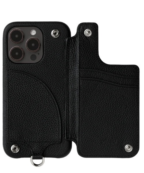 DEMIU（デミュウ）の「DEMIU/デミュウ/GRACE_15Pro_16_16Pro_17_17Pro/BLACK（スマホケース/カバー・メンズ・ブラック・3/2/1/4/5）」の2枚目の写真