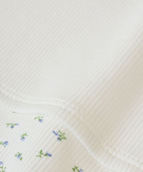 earth music&ecology（アースミュージックアンドエコロジー）の「レイヤードキャミソール（キャミソール・レディース・グレー/アイボリー・M/S）」の15枚目の写真