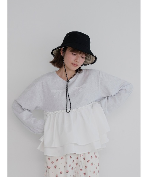 jumelle（ジュメロ）の「【Casselini】リバーシブルバケハ（ハット・レディース・アイボリー/ブラック・FREE）」の15枚目の写真