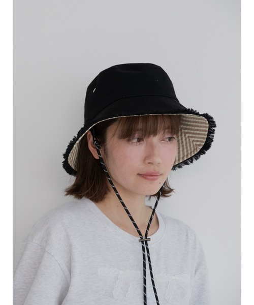 jumelle（ジュメロ）の「【Casselini】リバーシブルバケハ（ハット・レディース・アイボリー/ブラック・FREE）」の14枚目の写真