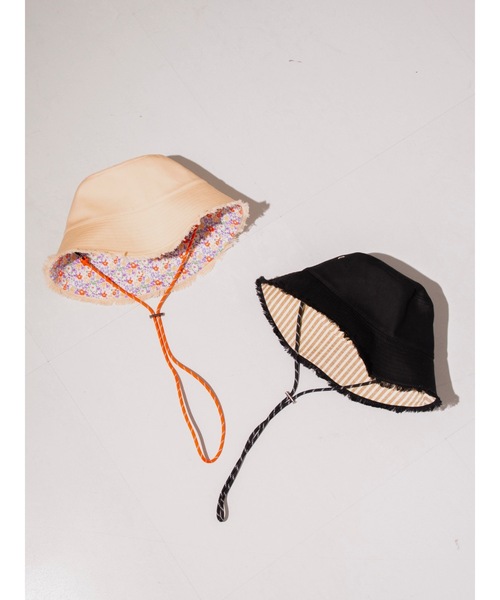 jumelle（ジュメロ）の「【Casselini】リバーシブルバケハ（ハット・レディース・アイボリー/ブラック・FREE）」の3枚目の写真