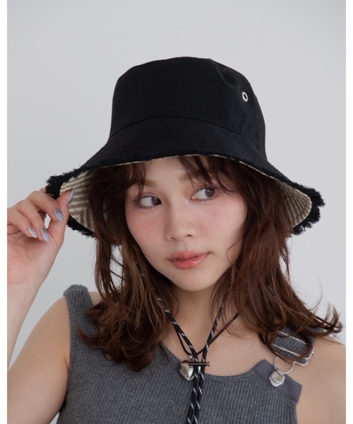 jumelle（ジュメロ）の「【Casselini】リバーシブルバケハ（ハット・レディース・アイボリー/ブラック・FREE）」の11枚目の写真