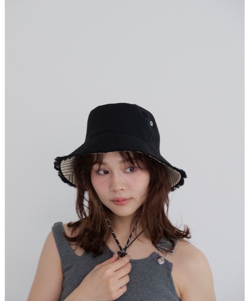 jumelle（ジュメロ）の「【Casselini】リバーシブルバケハ（ハット・レディース・アイボリー/ブラック・FREE）」の8枚目の写真