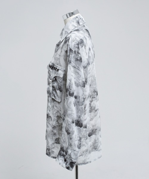 REFLEM（レフレム）の「『REFLEM/レフレム』カーゴポケット付きシアーシャツ（シャツ/ブラウス・レディース・A/ブラック・FREE）」の16枚目の写真