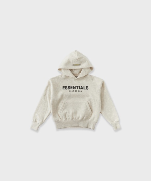 FOG ESSENTIALS(エフオージーエッセンシャルズ)の「FOG ESSENTIALS/エッセンシャルズ 21SSKIDS FRT HOODIE パーカー(パーカー・キッズ・オートミール/ダークベージュ・XS/M)」の2枚目の写真