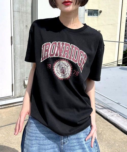 PAGEBOY（ページボーイ）の「アソートルーズＴシャツ（Tシャツ/カットソー・レディース・ブルー系その他/ピンク系その他/オレンジ系その他/オートミール/ホワイト系その他/ブラック系その他/ホワイト系その他2/ホワイト系その他3/ブラック系その他2/ブラック系その他3・FREE）」の7枚目の写真