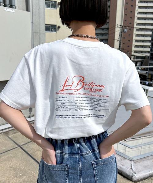 PAGEBOY（ページボーイ）の「アソートルーズＴシャツ（Tシャツ/カットソー・レディース・ブルー系その他/ピンク系その他/オレンジ系その他/オートミール/ホワイト系その他/ブラック系その他/ホワイト系その他2/ホワイト系その他3/ブラック系その他2/ブラック系その他3・FREE）」の18枚目の写真