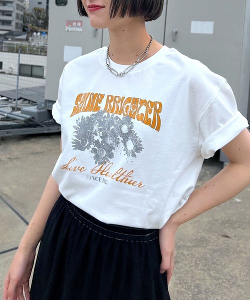 PAGEBOY（ページボーイ）の「アソートルーズＴシャツ（Tシャツ/カットソー・レディース・ブルー系その他/ピンク系その他/オレンジ系その他/オートミール/ホワイト系その他/ブラック系その他/ホワイト系その他2/ホワイト系その他3/ブラック系その他2/ブラック系その他3・FREE）」の16枚目の写真