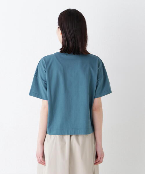 human woman（ヒューマンウーマン）の「◆メッセージロゴＴシャツ（Tシャツ/カットソー・レディース・カーキ/ホワイト/グリーン・MEDIUM）」の16枚目の写真