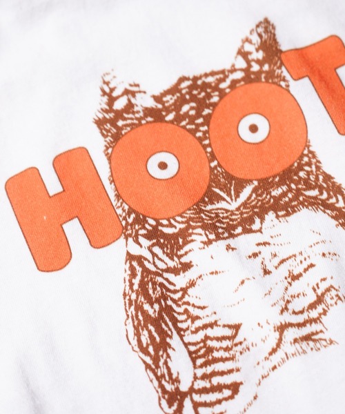 THRIFTY LOOK(スリフティールック)の「THRIFTY LOOK / スリフティールック THRIFTY "HOOTERS" LOGO TEE フーターズ 企業ロゴ 企業Tシャツ(Tシャツ/カットソー・メンズ・ホワイト/ブラック・X-LARGE/XX-LARGE/LARGE/MEDIUM)」の9枚目の写真