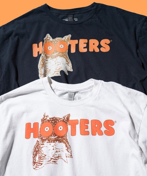 THRIFTY LOOK(スリフティールック)の「THRIFTY LOOK / スリフティールック THRIFTY "HOOTERS" LOGO TEE フーターズ 企業ロゴ 企業Tシャツ(Tシャツ/カットソー・メンズ・ホワイト/ブラック・X-LARGE/XX-LARGE/LARGE/MEDIUM)」の3枚目の写真