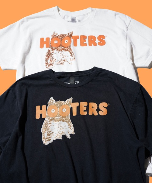 THRIFTY LOOK(スリフティールック)の「THRIFTY LOOK / スリフティールック THRIFTY "HOOTERS" LOGO TEE フーターズ 企業ロゴ 企業Tシャツ(Tシャツ/カットソー・メンズ・ホワイト/ブラック・X-LARGE/XX-LARGE/LARGE/MEDIUM)」の4枚目の写真
