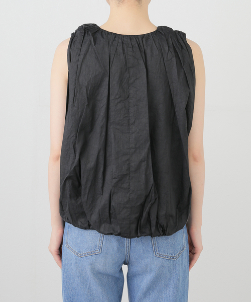 La TOTALITE(ラトータリテ)の「【洗える】ne Quittez pas/ヌキテパ BALLOON TOP(シャツ/ブラウス・レディース・ホワイト/ブラック・FREE)」の15枚目の写真