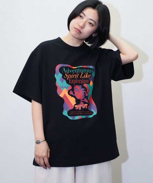 NANGA(ナンガ)の「NANGA / ナンガ ECOHYBRID TEE (SBM PT) エコハイブリッドティー(Tシャツ/カットソー・メンズ・ブラック/ホワイト/ピンク/ネイビー・MEDIUM/LARGE/X-LARGE)」の3枚目の写真