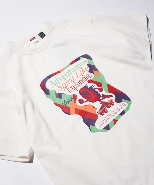 NANGA(ナンガ)の「NANGA / ナンガ ECOHYBRID TEE (SBM PT) エコハイブリッドティー(Tシャツ/カットソー・メンズ・ブラック/ホワイト/ピンク/ネイビー・MEDIUM/LARGE/X-LARGE)」の9枚目の写真