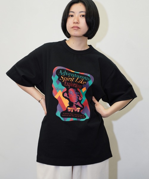 NANGA(ナンガ)の「NANGA / ナンガ ECOHYBRID TEE (SBM PT) エコハイブリッドティー(Tシャツ/カットソー・メンズ・ブラック/ホワイト/ピンク/ネイビー・MEDIUM/LARGE/X-LARGE)」の13枚目の写真