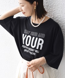 【ZOZO限定】SHIPS.me:ビッグ ワード プリント TEE