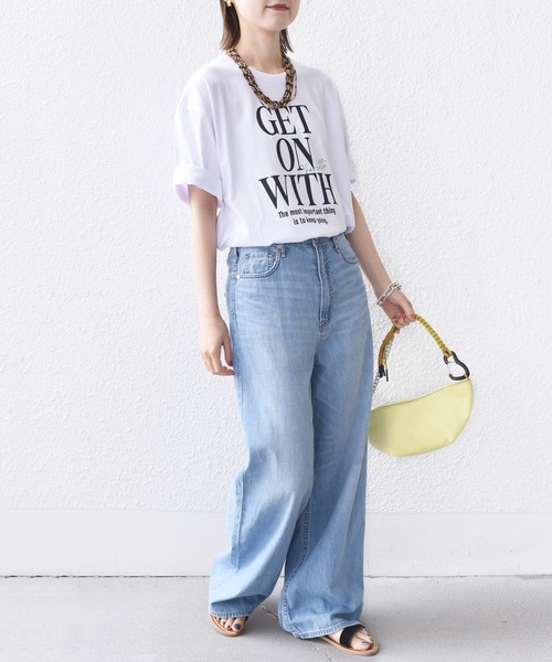 SHIPS.me(シップスミー)の「【ZOZO限定】SHIPS.me:ビッグ ワード プリント TEE(Tシャツ/カットソー・レディース・ホワイト系その他/ホワイト×レッド/ブラック×ホワイト/ブラック系その他・L/M/S/XL)」の16枚目の写真