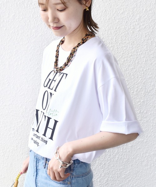 SHIPS.me(シップスミー)の「【ZOZO限定】SHIPS.me:ビッグ ワード プリント TEE(Tシャツ/カットソー・レディース・ホワイト系その他/ホワイト×レッド/ブラック×ホワイト/ブラック系その他・L/M/S/XL)」の19枚目の写真