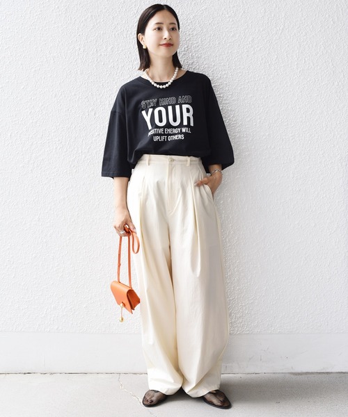 SHIPS.me(シップスミー)の「【ZOZO限定】SHIPS.me:ビッグ ワード プリント TEE(Tシャツ/カットソー・レディース・ホワイト系その他/ホワイト×レッド/ブラック×ホワイト/ブラック系その他・L/M/S/XL)」の22枚目の写真