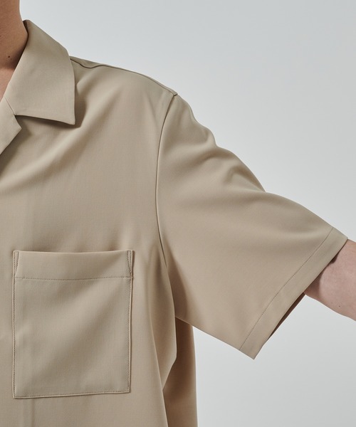 ATTACHMENT（アタッチメント）の「【ATTACHMENT/アタッチメント】〈別注〉WASHABLE SUPER EASY SHIRTS（シャツ/ブラウス・メンズ・ダークグレー/ベージュ/ブラック・1/2）」の10枚目の写真