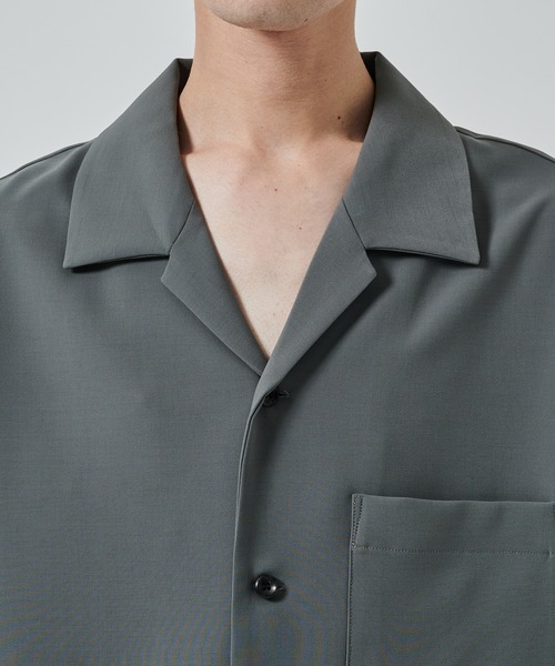 ATTACHMENT（アタッチメント）の「【ATTACHMENT/アタッチメント】〈別注〉WASHABLE SUPER EASY SHIRTS（シャツ/ブラウス・メンズ・ダークグレー/ベージュ/ブラック・1/2）」の20枚目の写真