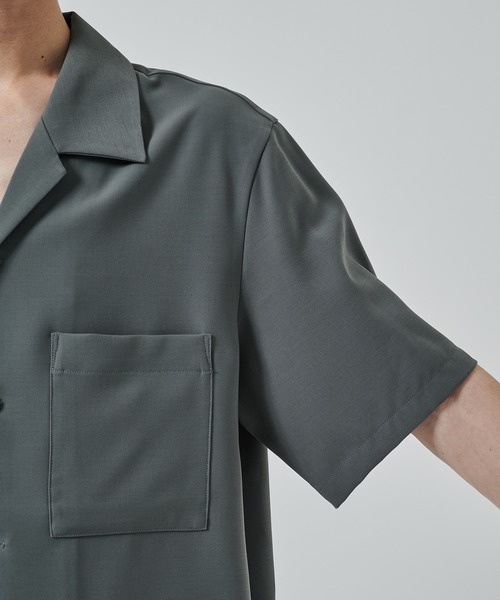 ATTACHMENT（アタッチメント）の「【ATTACHMENT/アタッチメント】〈別注〉WASHABLE SUPER EASY SHIRTS（シャツ/ブラウス・メンズ・ダークグレー/ベージュ/ブラック・1/2）」の19枚目の写真