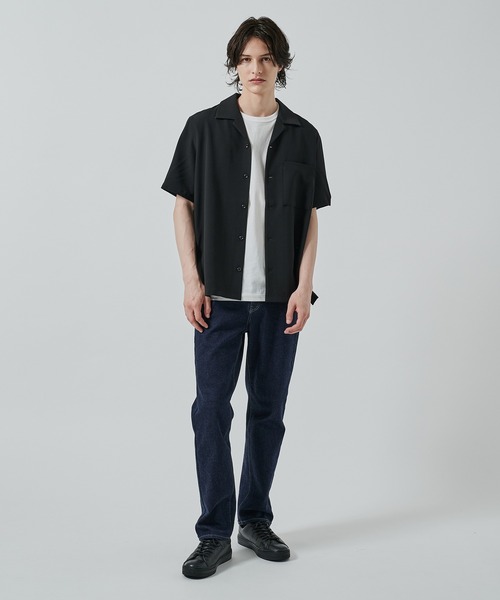 ATTACHMENT（アタッチメント）の「【ATTACHMENT/アタッチメント】〈別注〉WASHABLE SUPER EASY SHIRTS（シャツ/ブラウス・メンズ・ダークグレー/ベージュ/ブラック・1/2）」の6枚目の写真