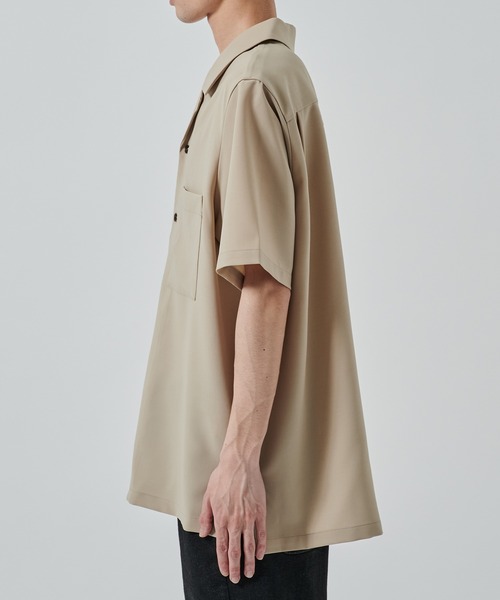 ATTACHMENT（アタッチメント）の「【ATTACHMENT/アタッチメント】〈別注〉WASHABLE SUPER EASY SHIRTS（シャツ/ブラウス・メンズ・ダークグレー/ベージュ/ブラック・1/2）」の14枚目の写真