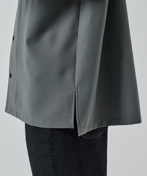 ATTACHMENT（アタッチメント）の「【ATTACHMENT/アタッチメント】〈別注〉WASHABLE SUPER EASY SHIRTS（シャツ/ブラウス・メンズ・ダークグレー/ベージュ/ブラック・1/2）」の16枚目の写真