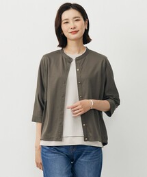 J.PRESS（ジェイプレス）の「【洗える・接触冷感】ジャージー ブルゾン（ブルゾン）」