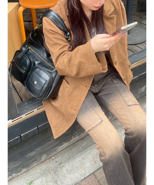 EVRIS（エヴリス）の「ポケットハンドBAG（ハンドバッグ・レディース・レッド/ゴールド/ブラック・FREE）」の16枚目の写真