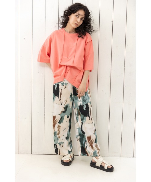 OSMOSIS（オズモーシス）の「プリントパンツ（その他パンツ・レディース・パープル/ブラック/ブルーグリーン/ライトグリーン・ONE SIZE）」の5枚目の写真