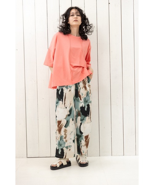 OSMOSIS（オズモーシス）の「プリントパンツ（その他パンツ・レディース・パープル/ブラック/ブルーグリーン/ライトグリーン・ONE SIZE）」の6枚目の写真