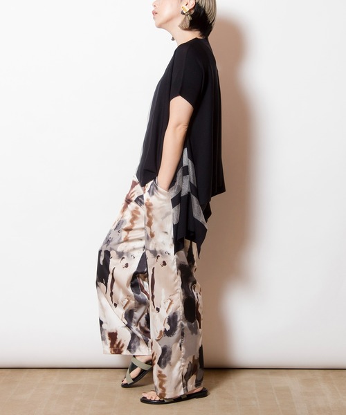 OSMOSIS（オズモーシス）の「プリントパンツ（その他パンツ・レディース・パープル/ブラック/ブルーグリーン/ライトグリーン・ONE SIZE）」の16枚目の写真