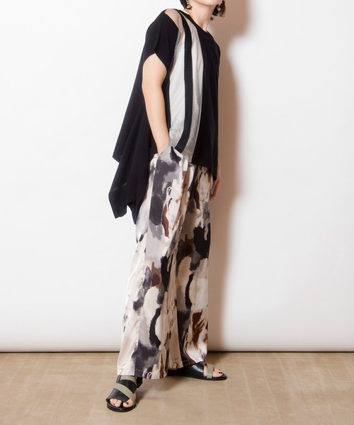 OSMOSIS（オズモーシス）の「プリントパンツ（その他パンツ・レディース・パープル/ブラック/ブルーグリーン/ライトグリーン・ONE SIZE）」の17枚目の写真