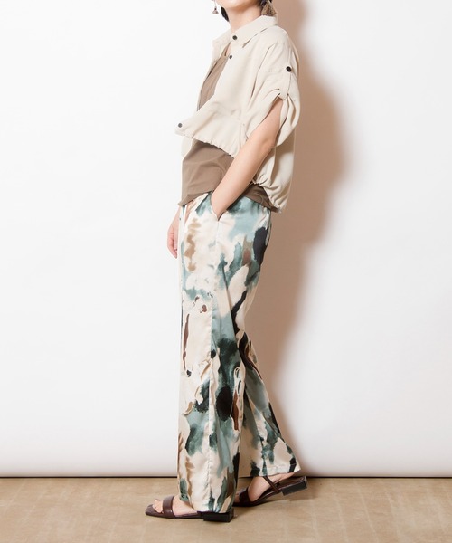 OSMOSIS（オズモーシス）の「プリントパンツ（その他パンツ・レディース・パープル/ブラック/ブルーグリーン/ライトグリーン・ONE SIZE）」の21枚目の写真