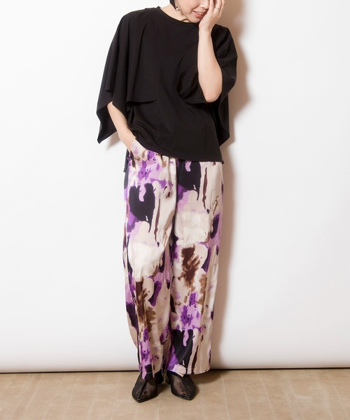 今季オズモーシス　アレンジパンツ OSMOSIS｜ジャージーフレアーパンツ | Rakuten Fashion(楽天